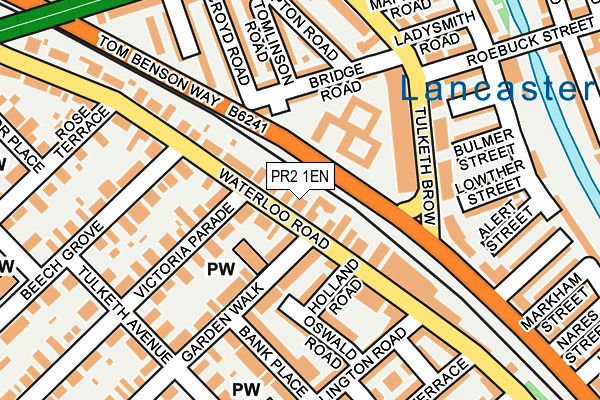 PR2 1EN map - OS OpenMap – Local (Ordnance Survey)