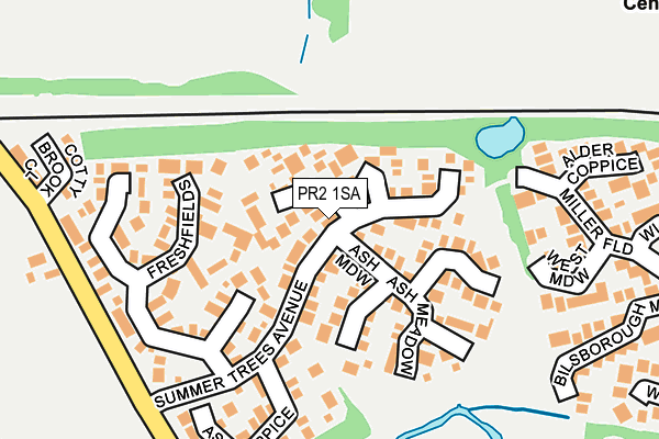 PR2 1SA map - OS OpenMap – Local (Ordnance Survey)