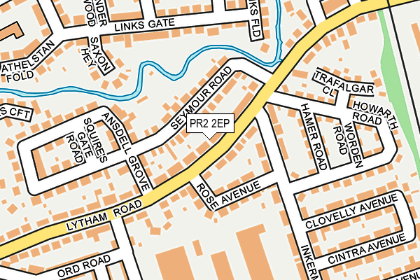 PR2 2EP map - OS OpenMap – Local (Ordnance Survey)