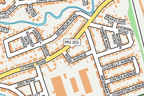 PR2 2EQ map - OS OpenMap – Local (Ordnance Survey)