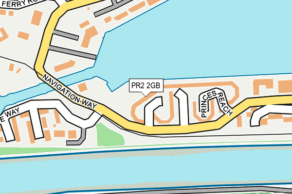 PR2 2GB map - OS OpenMap – Local (Ordnance Survey)