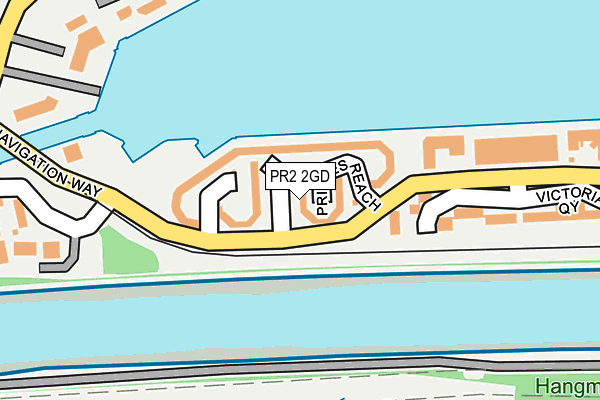 PR2 2GD map - OS OpenMap – Local (Ordnance Survey)