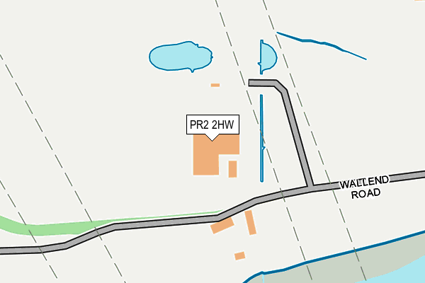 PR2 2HW map - OS OpenMap – Local (Ordnance Survey)