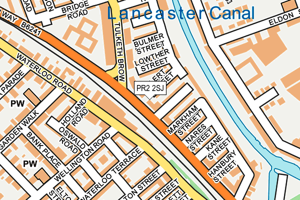 PR2 2SJ map - OS OpenMap – Local (Ordnance Survey)