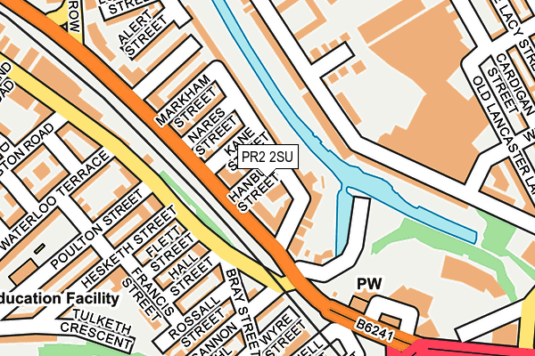 PR2 2SU map - OS OpenMap – Local (Ordnance Survey)