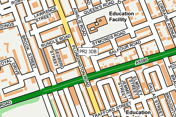 PR2 3DB map - OS OpenMap – Local (Ordnance Survey)