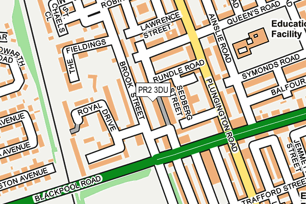 PR2 3DU map - OS OpenMap – Local (Ordnance Survey)