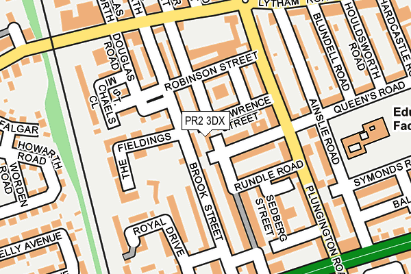 PR2 3DX map - OS OpenMap – Local (Ordnance Survey)