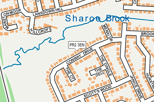 PR2 3EN map - OS OpenMap – Local (Ordnance Survey)