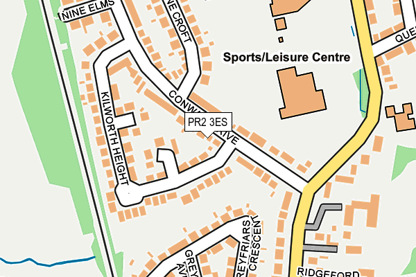 PR2 3ES map - OS OpenMap – Local (Ordnance Survey)