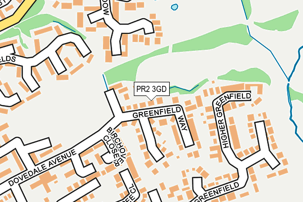 PR2 3GD map - OS OpenMap – Local (Ordnance Survey)