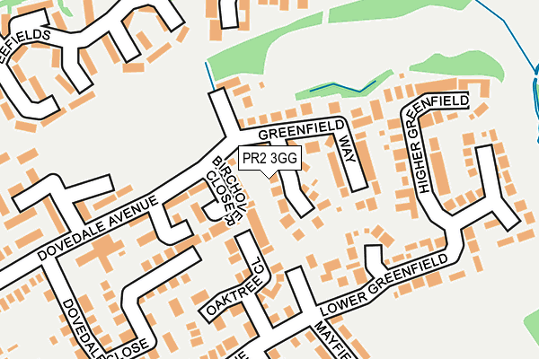 PR2 3GG map - OS OpenMap – Local (Ordnance Survey)