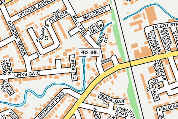 PR2 3HB map - OS OpenMap – Local (Ordnance Survey)