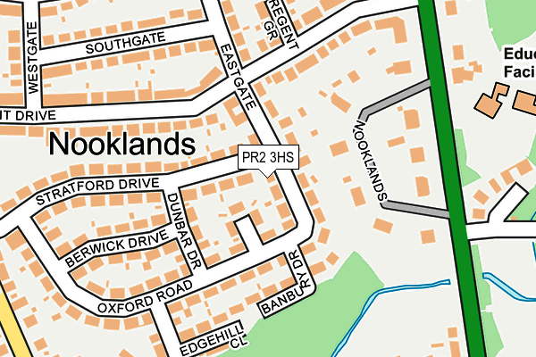 PR2 3HS map - OS OpenMap – Local (Ordnance Survey)