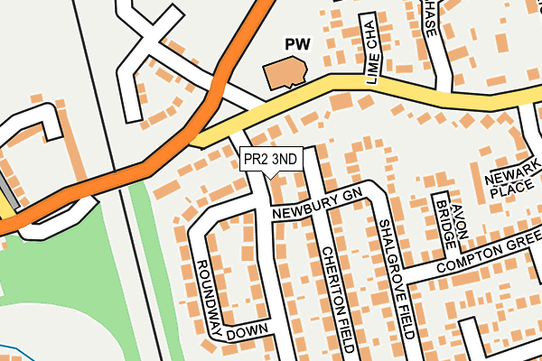PR2 3ND map - OS OpenMap – Local (Ordnance Survey)