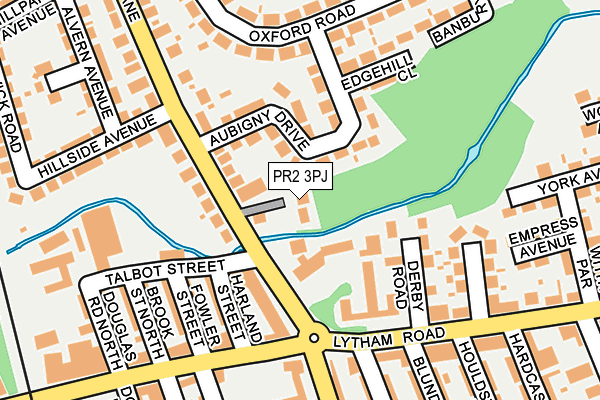 PR2 3PJ map - OS OpenMap – Local (Ordnance Survey)