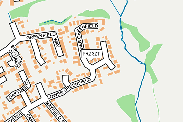 PR2 3ZT map - OS OpenMap – Local (Ordnance Survey)