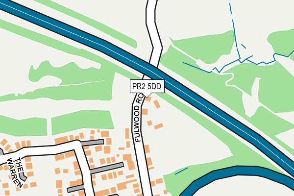 PR2 5DD map - OS OpenMap – Local (Ordnance Survey)