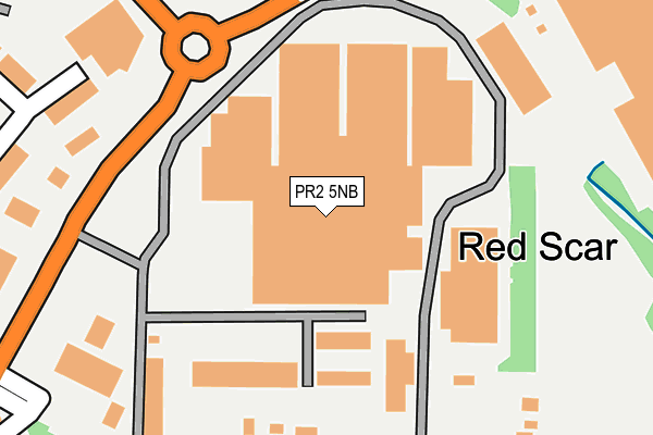 PR2 5NB map - OS OpenMap – Local (Ordnance Survey)