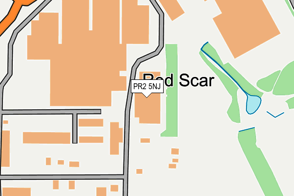 PR2 5NJ map - OS OpenMap – Local (Ordnance Survey)
