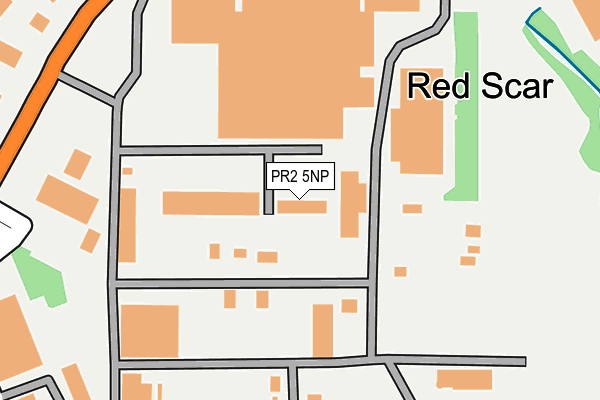 PR2 5NP map - OS OpenMap – Local (Ordnance Survey)