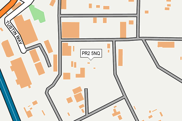 PR2 5NQ map - OS OpenMap – Local (Ordnance Survey)