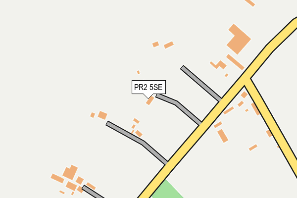 PR2 5SE map - OS OpenMap – Local (Ordnance Survey)