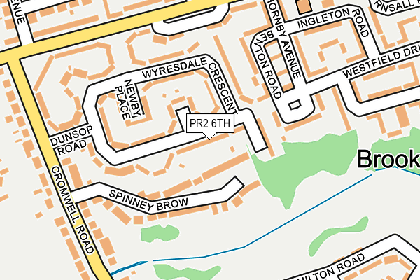 PR2 6TH map - OS OpenMap – Local (Ordnance Survey)