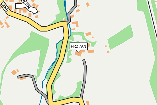 PR2 7AN map - OS OpenMap – Local (Ordnance Survey)