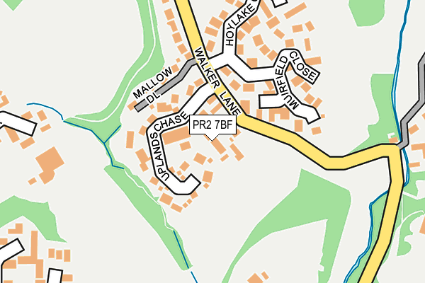 PR2 7BF map - OS OpenMap – Local (Ordnance Survey)