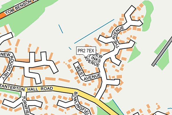 PR2 7EX map - OS OpenMap – Local (Ordnance Survey)