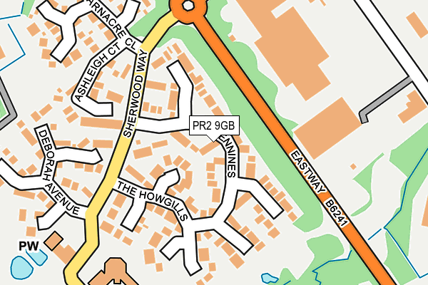 PR2 9GB map - OS OpenMap – Local (Ordnance Survey)