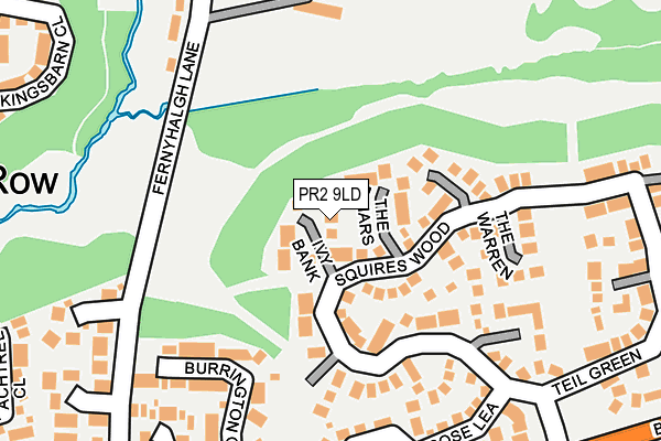 PR2 9LD map - OS OpenMap – Local (Ordnance Survey)