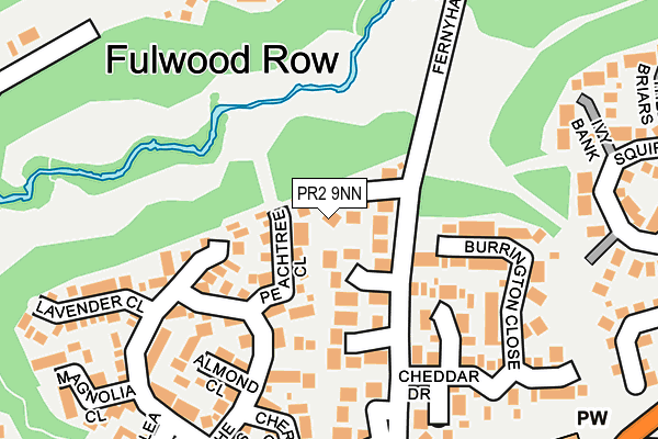 PR2 9NN map - OS OpenMap – Local (Ordnance Survey)