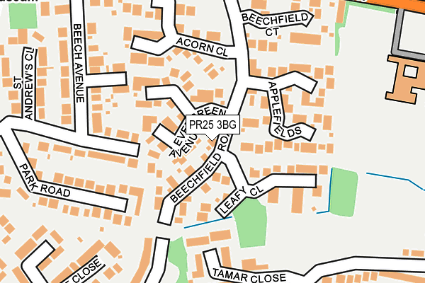 Map of BEECHFIELD CONSULTANTS LTD at local scale