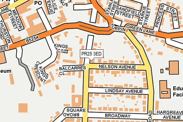 Map of UNDERSKIN LTD at local scale