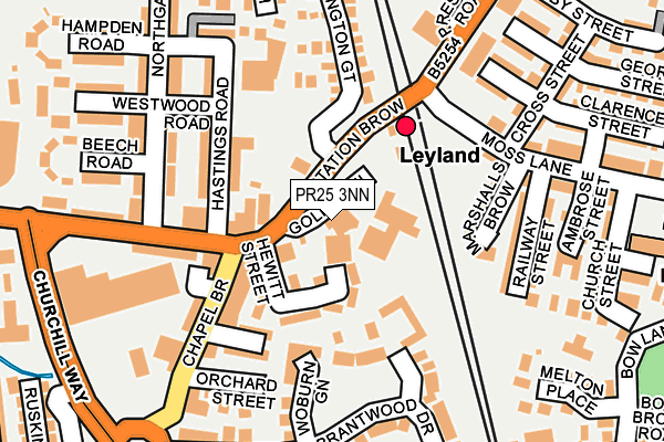 Map of J.A. KNEEN (DEVELOPMENTS) LIMITED at local scale