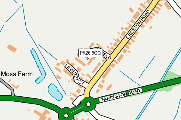 PR26 6QQ map - OS OpenMap – Local (Ordnance Survey)
