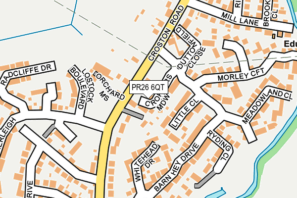 PR26 6QT map - OS OpenMap – Local (Ordnance Survey)