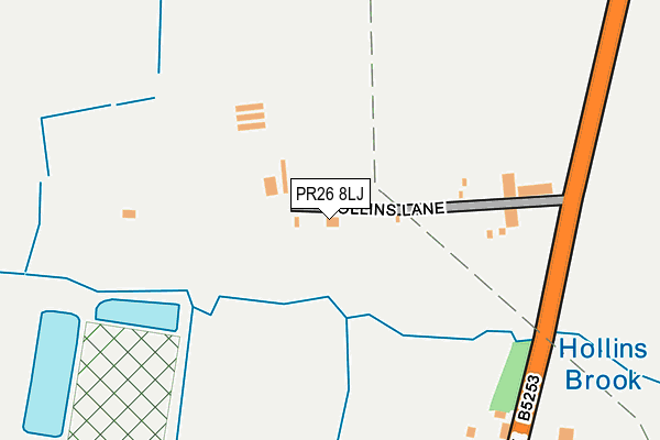 PR26 8LJ map - OS OpenMap – Local (Ordnance Survey)