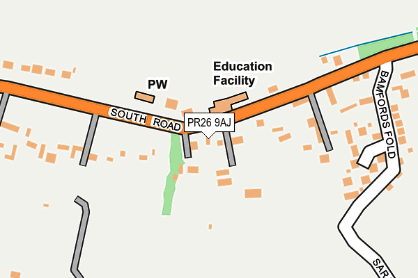 Map of TOWN AND VILLAGE FINANCIAL SERVICES LIMITED at local scale