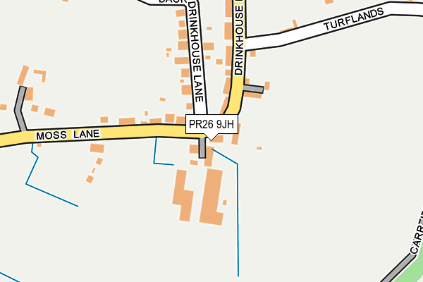PR26 9JH map - OS OpenMap – Local (Ordnance Survey)