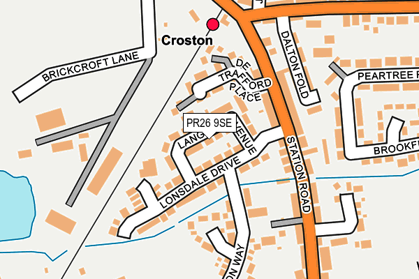 PR26 9SE map - OS OpenMap – Local (Ordnance Survey)