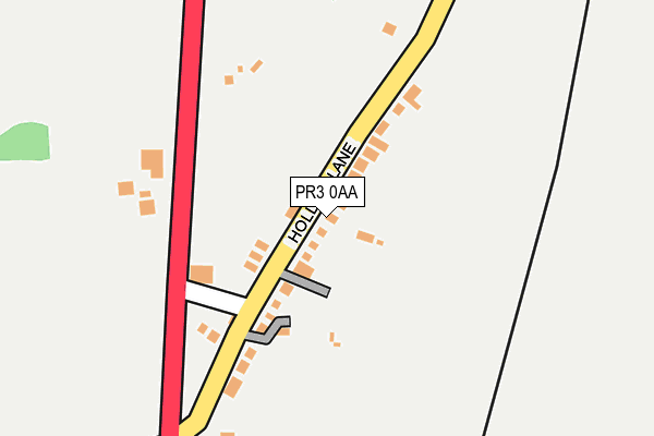 PR3 0AA map - OS OpenMap – Local (Ordnance Survey)