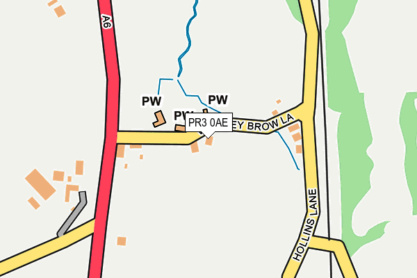 PR3 0AE map - OS OpenMap – Local (Ordnance Survey)