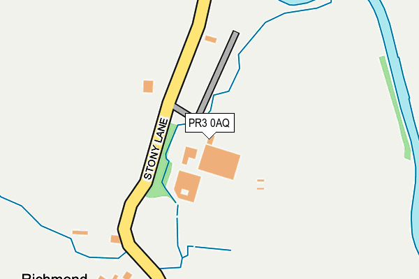 PR3 0AQ map - OS OpenMap – Local (Ordnance Survey)