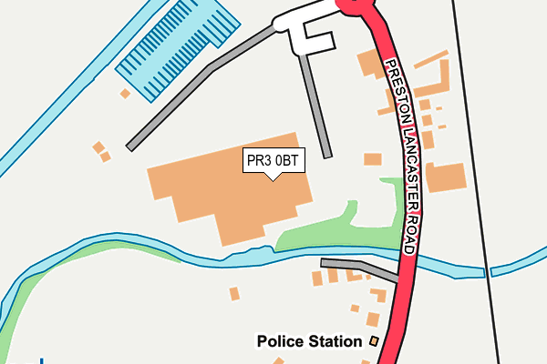 PR3 0BT map - OS OpenMap – Local (Ordnance Survey)