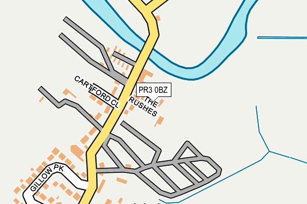 PR3 0BZ map - OS OpenMap – Local (Ordnance Survey)