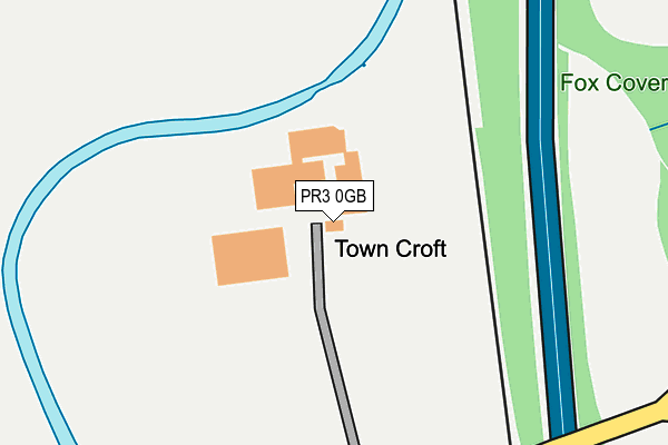PR3 0GB map - OS OpenMap – Local (Ordnance Survey)