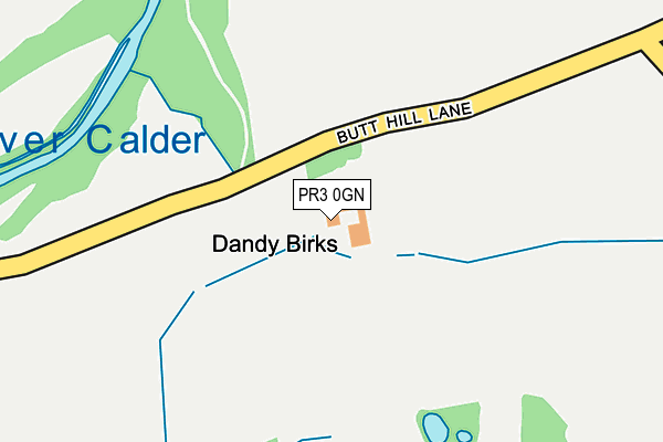 PR3 0GN map - OS OpenMap – Local (Ordnance Survey)